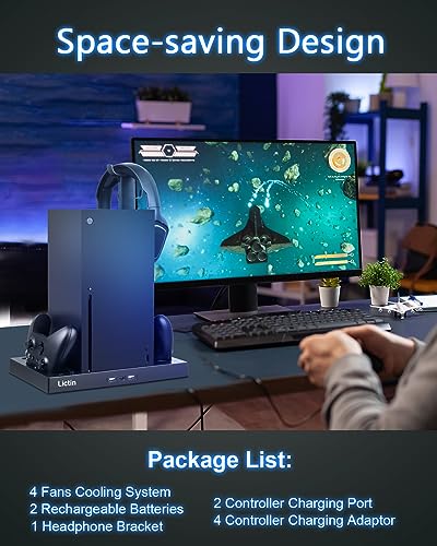 Charging Station with 4 Cooler Fan System for Xbox Series X B11149