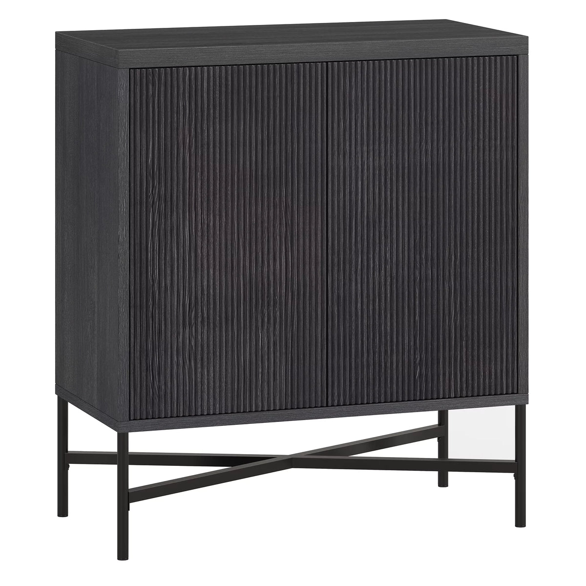 Charcoal Gray Accent Cabinet I8724