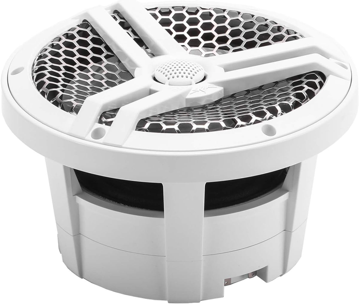 8" 2-Way Marine Coaxial Speakers, Pair (White) L318