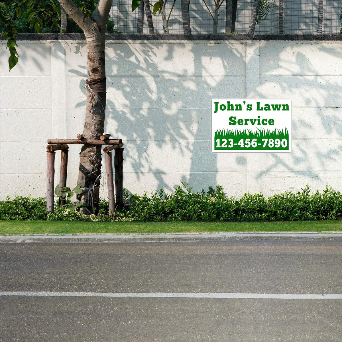 18"x12" Single Sided Glossy Yard Signs (100) Pack of 2 J83273