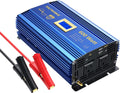 600 Watts Pure Sine Wave Power Inverter DC 12V to AC 110V with Dual USB Port & LCD Display P5785