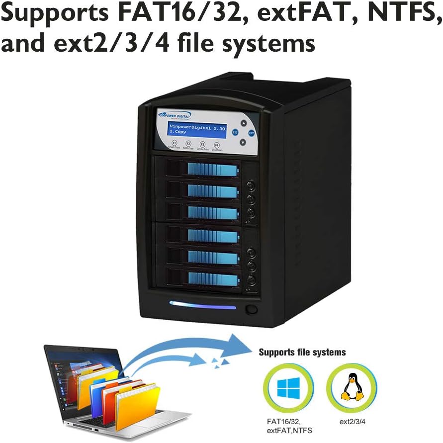 1 to 2 SATA Hard Drive Duplicator L539