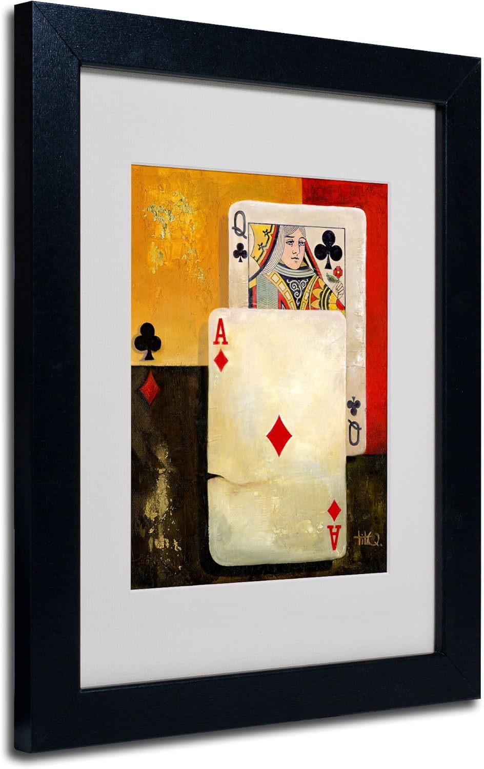 Canvas Artwork in Wood Frame, 16 by 20-Inch M304056