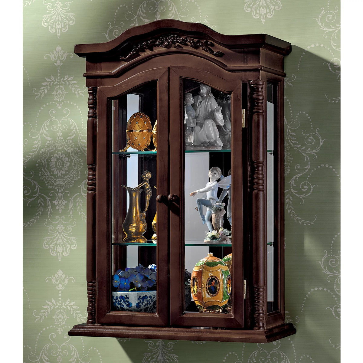Hardwood Wall Curio Cabinet P531122