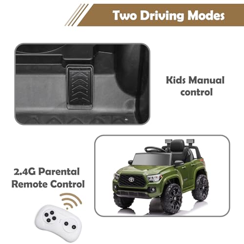 12V Black Kids Ride on Truck with Remote Control V713