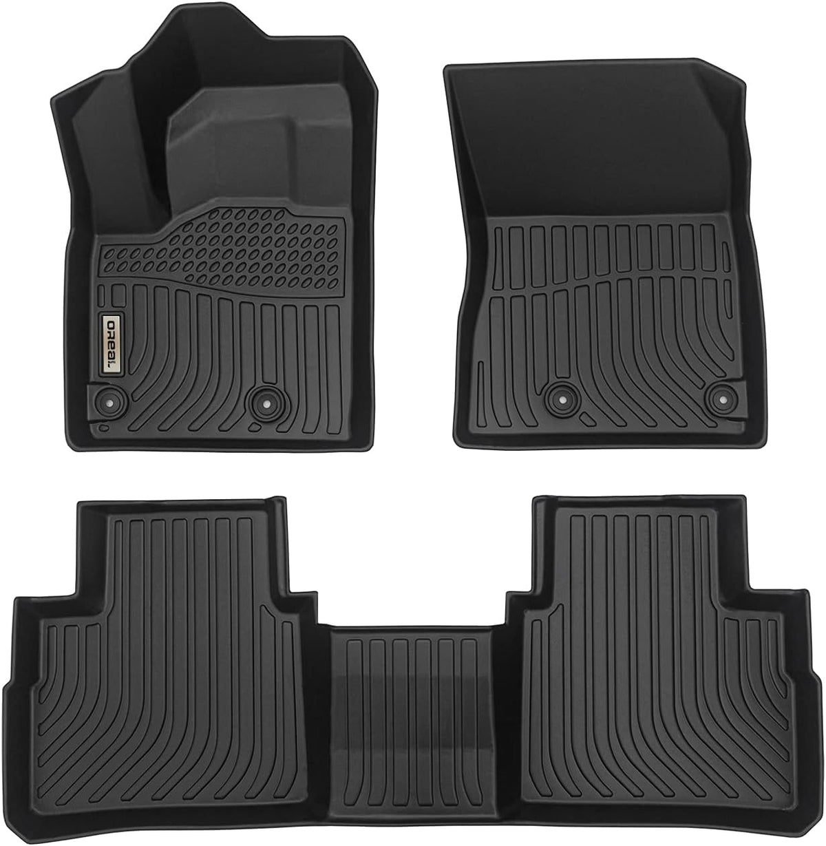 Black Floor Mats Liners L383