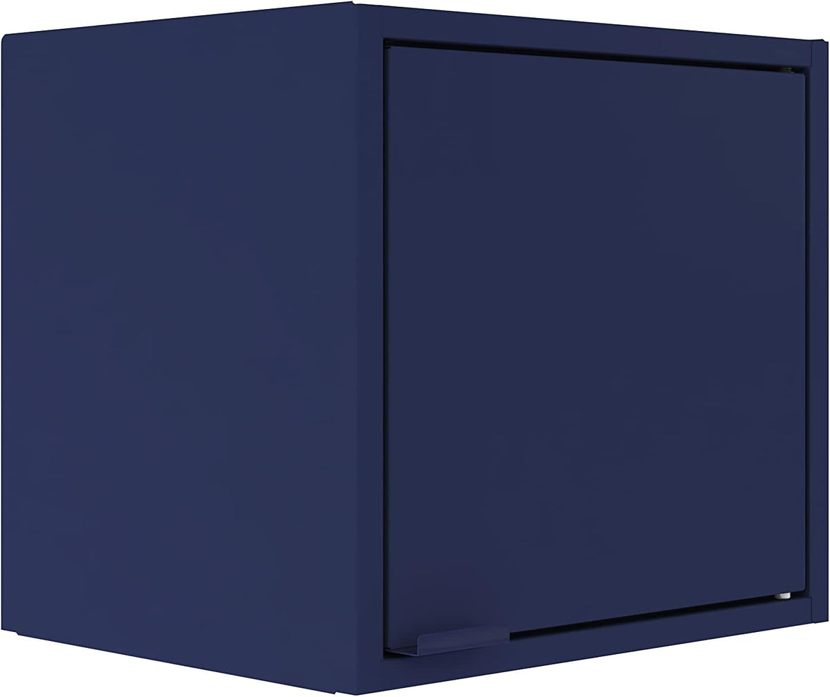 Black and Orange Wall-Mounted Steel Cabinet D607334