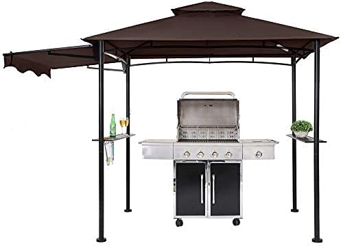 8x5 Grill Gazebo with 2 LED Lights N871