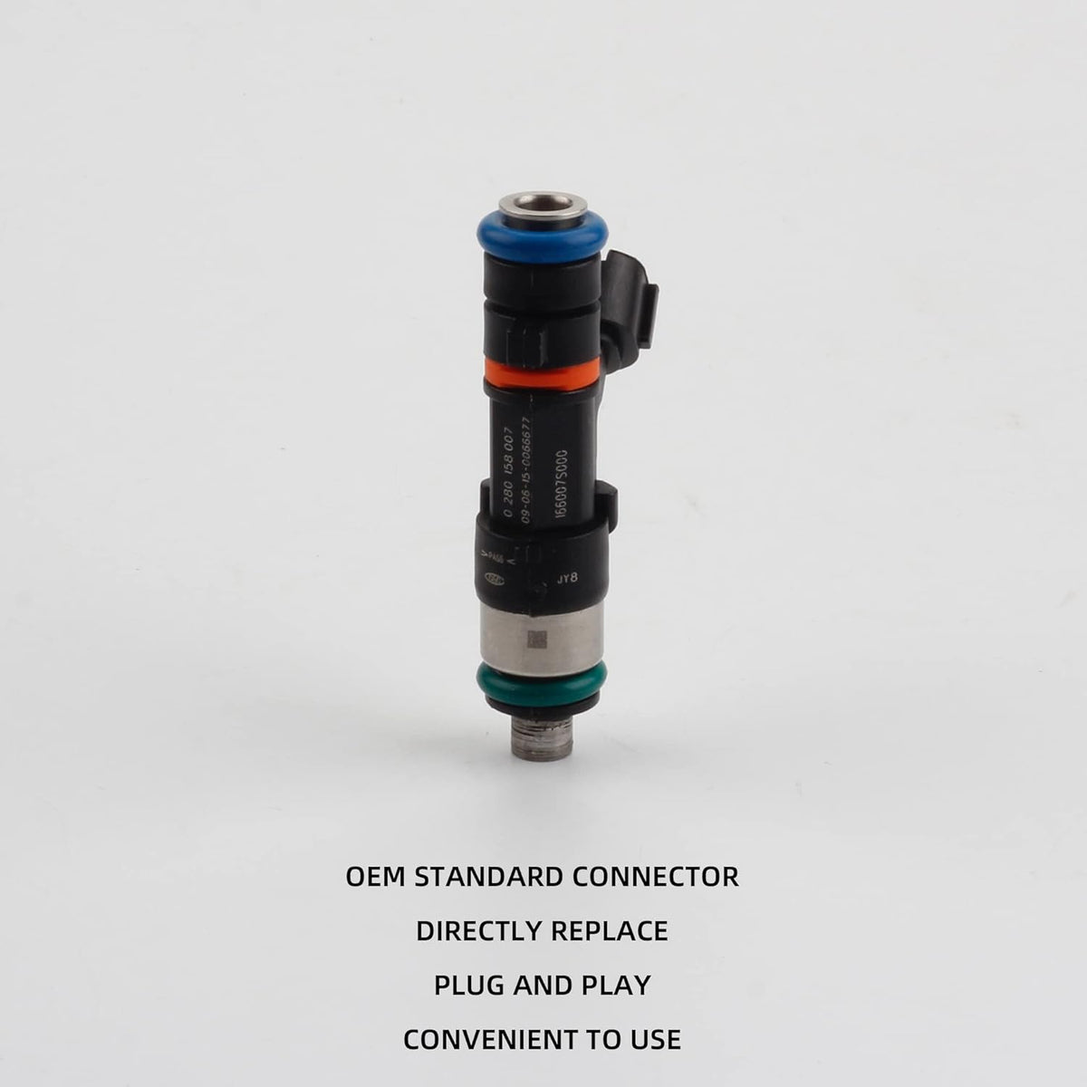 12 Holes 8 pcs Gasoline Fuel Injectors Set F613