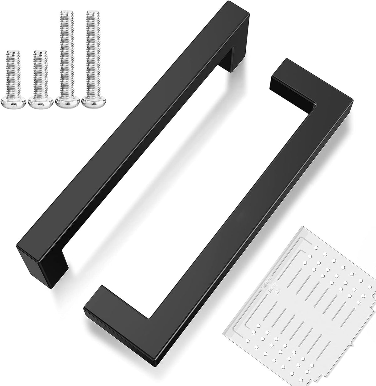 25 Pack 3-3/4 Inch Matte Black Cabinet Pulls U616849