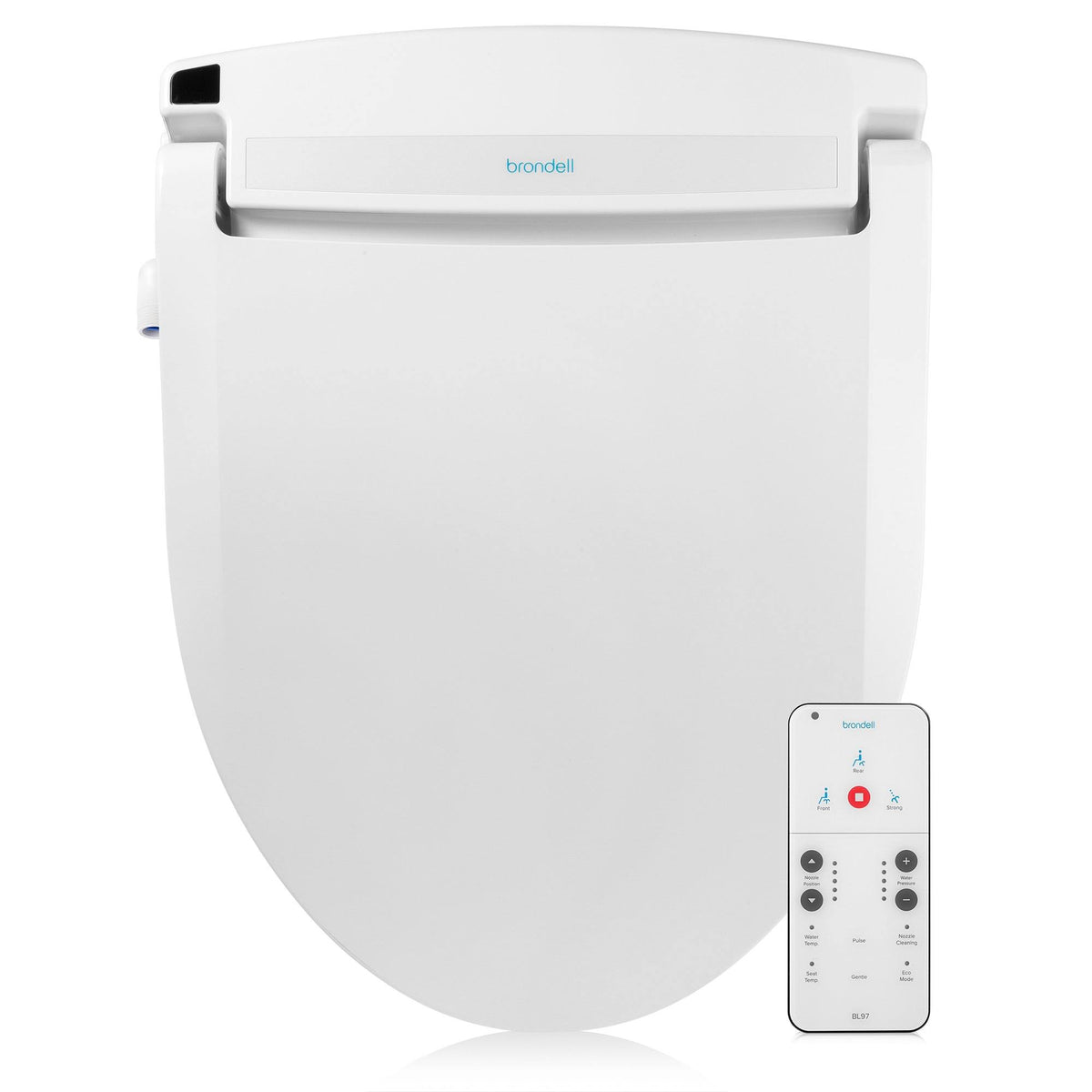 Elongated White Electronic Bidet Seat S86268