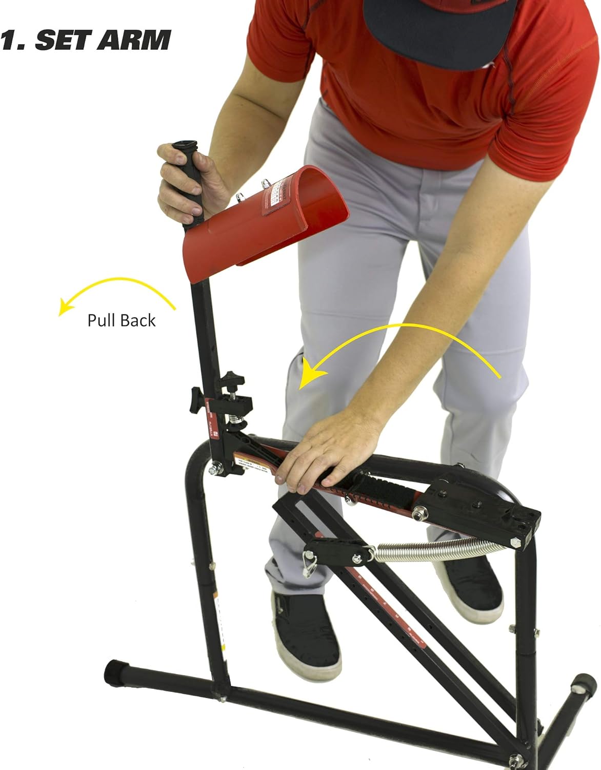 50 MPH Baseball & Softball Pitching Machine Z952243