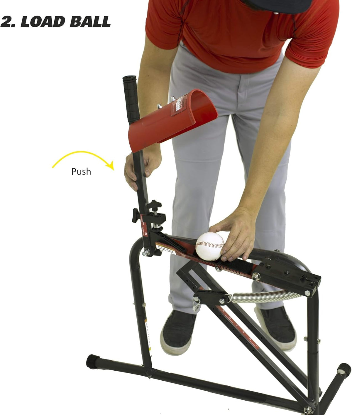 50 MPH Baseball & Softball Pitching Machine Z952243