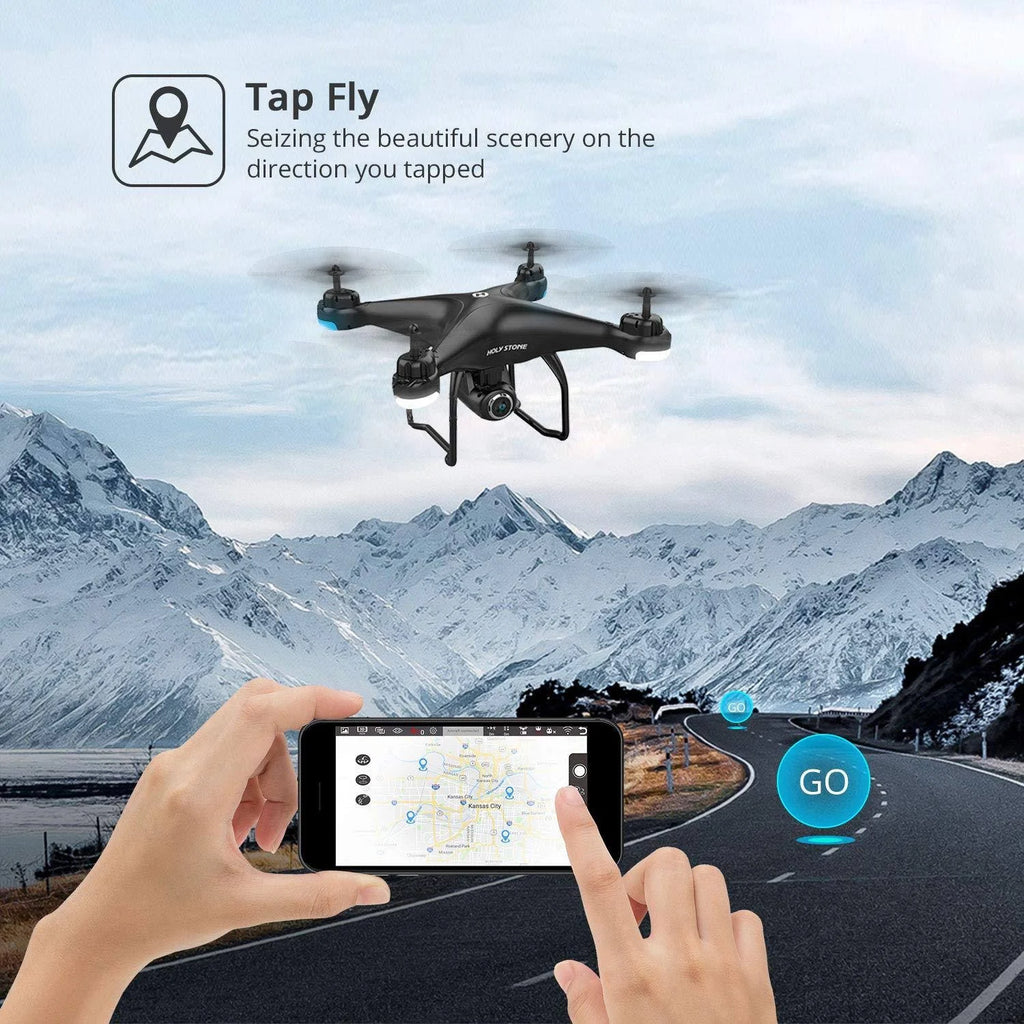 2K 1080p FPV Drone with Camera GPS RC Quadcopter L48089