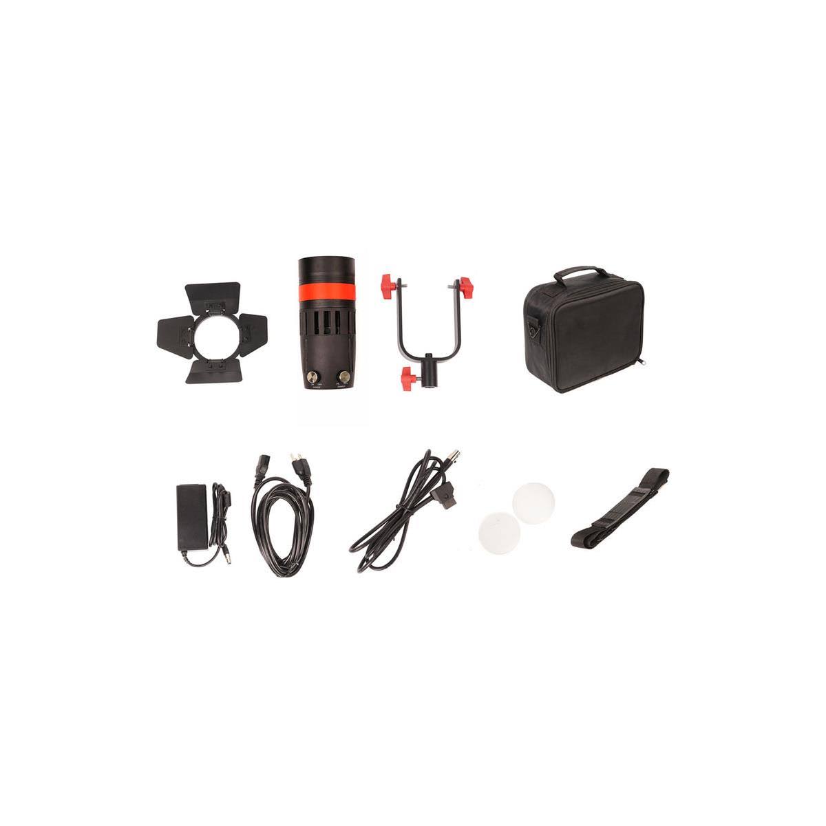 55W Bi-Color Fresnel LED Light with Carry Bag M642