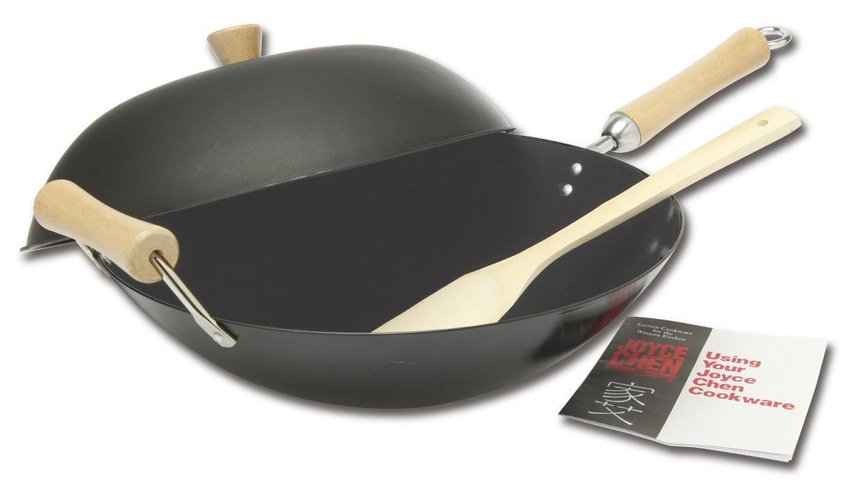 Carbon-Steel Nonstick Wok Set 4-Piece B689