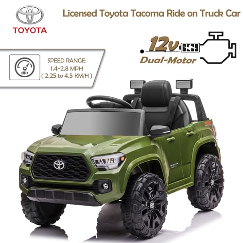 12V Black Kids Ride on Truck with Remote Control V713