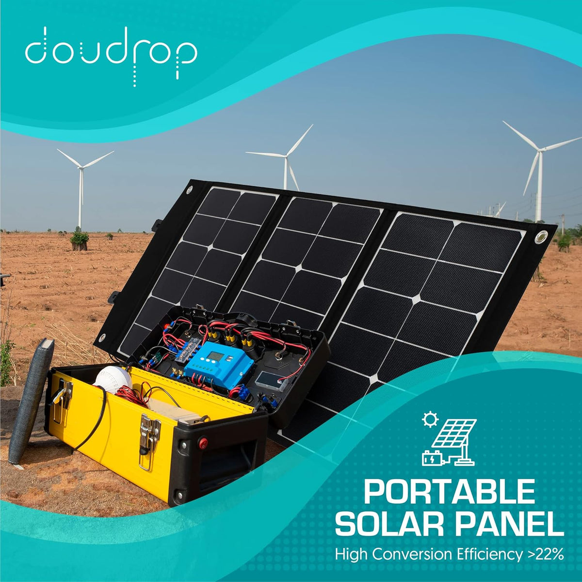 60W Foldable Solar Panel R18241