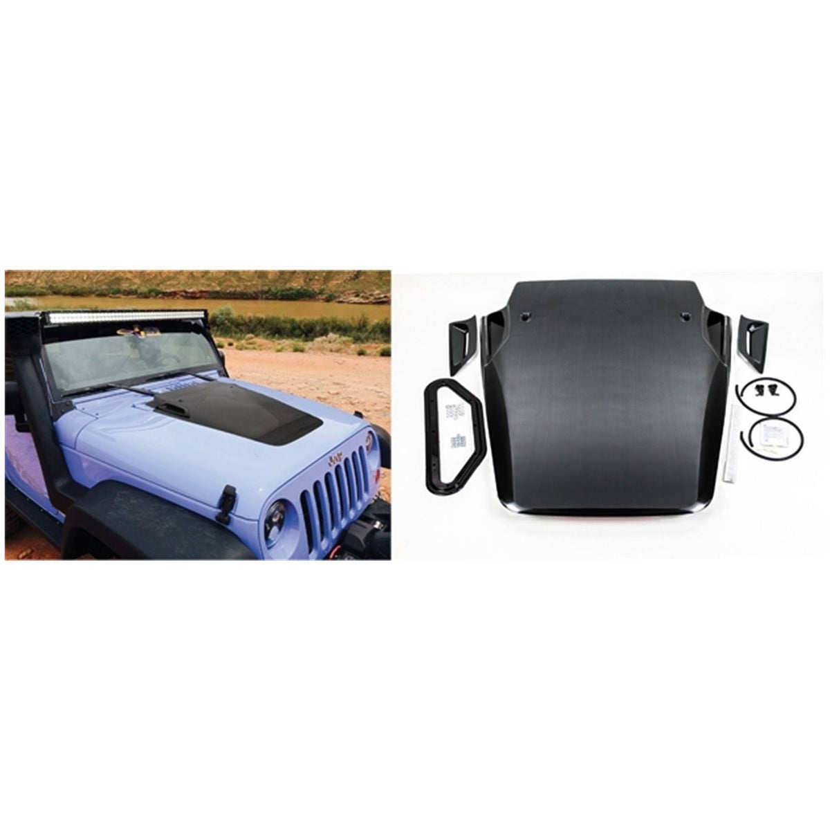 Carbon Fiber Hood Cowl J49190