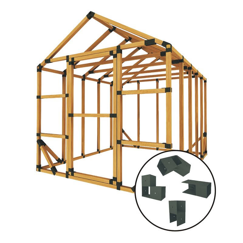 8 ft. W x 10 ft. D Greenhouse Kit B877522