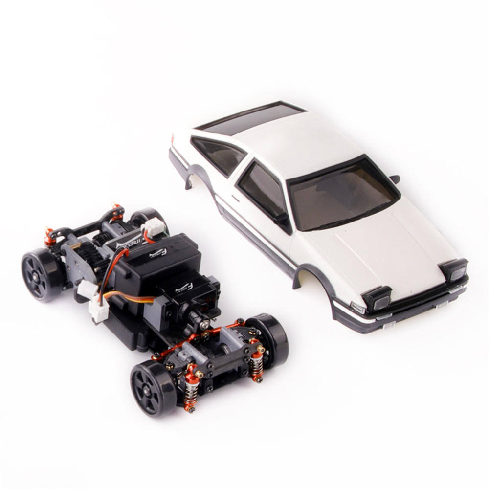 1/28 2.4g 4WD RC Car Touring Drift Vehicle Carbon Fiber Chassis B3955