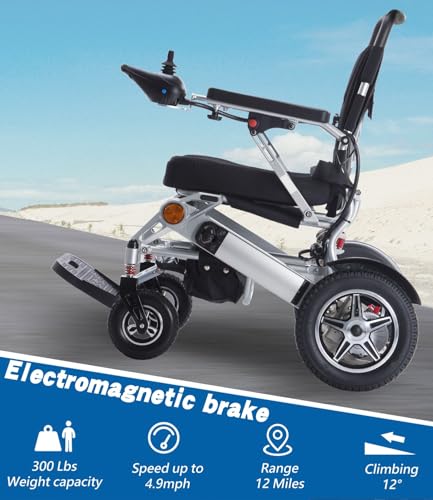 Foldable Reclining Electric Wheelchair J208319