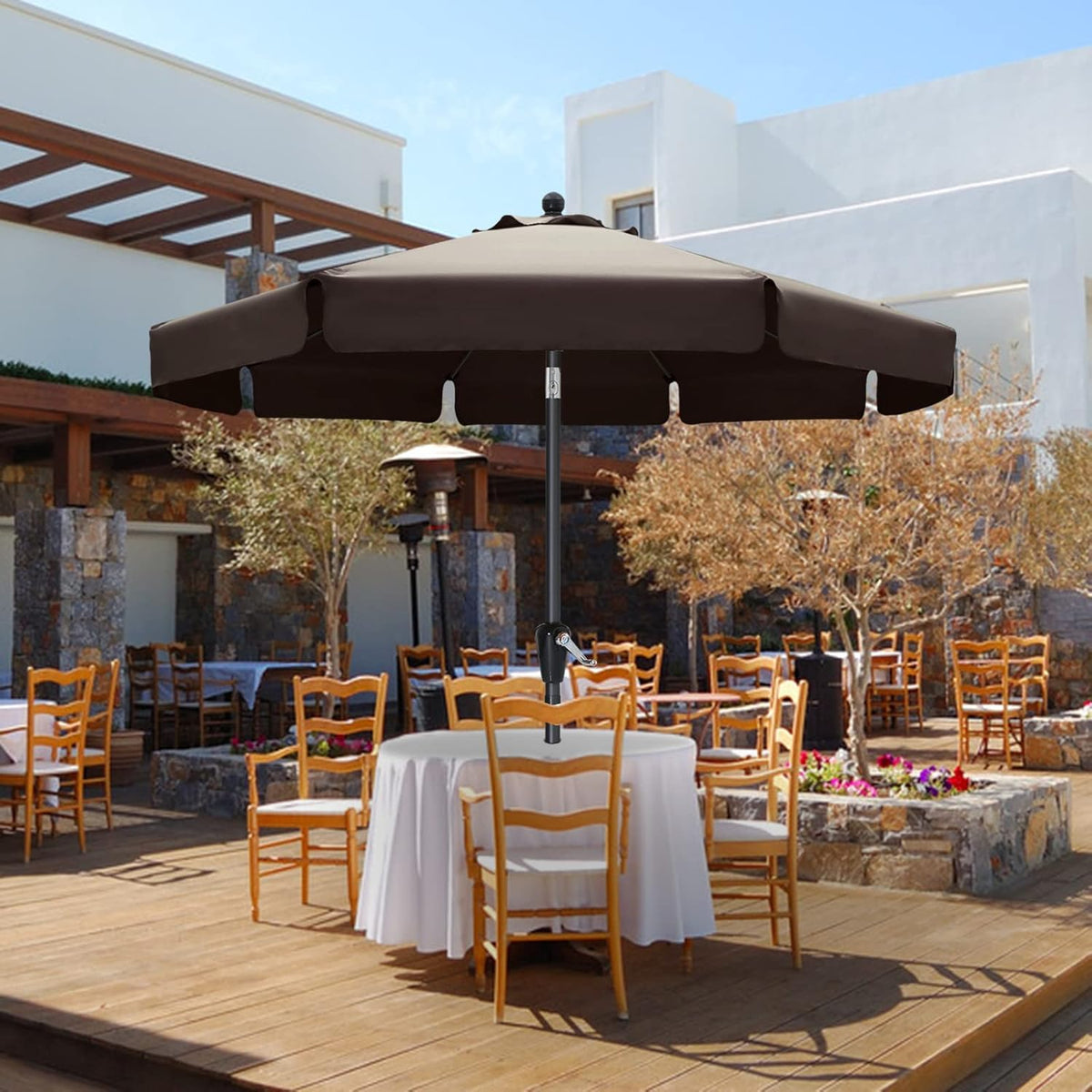 10' Blue Patio Umbrellas S8427