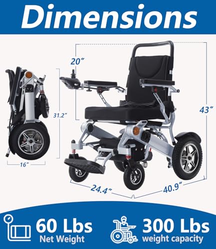 Foldable Reclining Electric Wheelchair J208319
