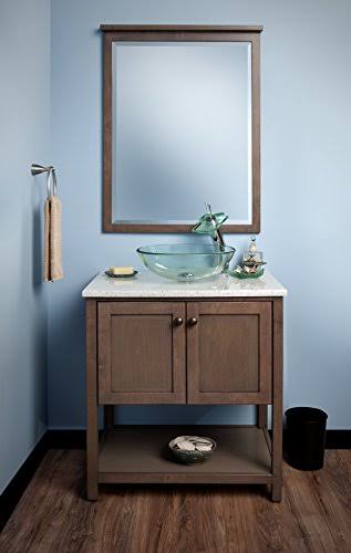 Glass Vessel Bathroom Sink Set E28648