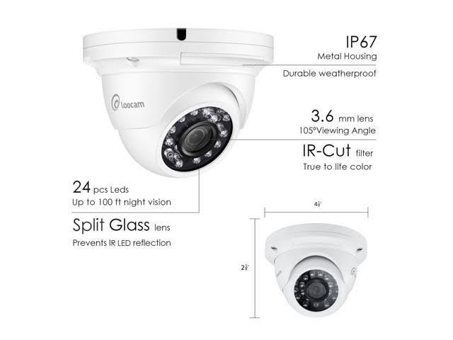 1080p HD 16 Channel 2TB DVR Security Camera System A71070