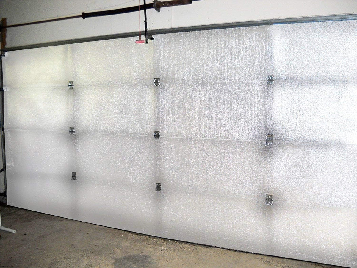 18FT Wide x 6 Panel Garage Door Insulation Kit with Double Sided Tape A595