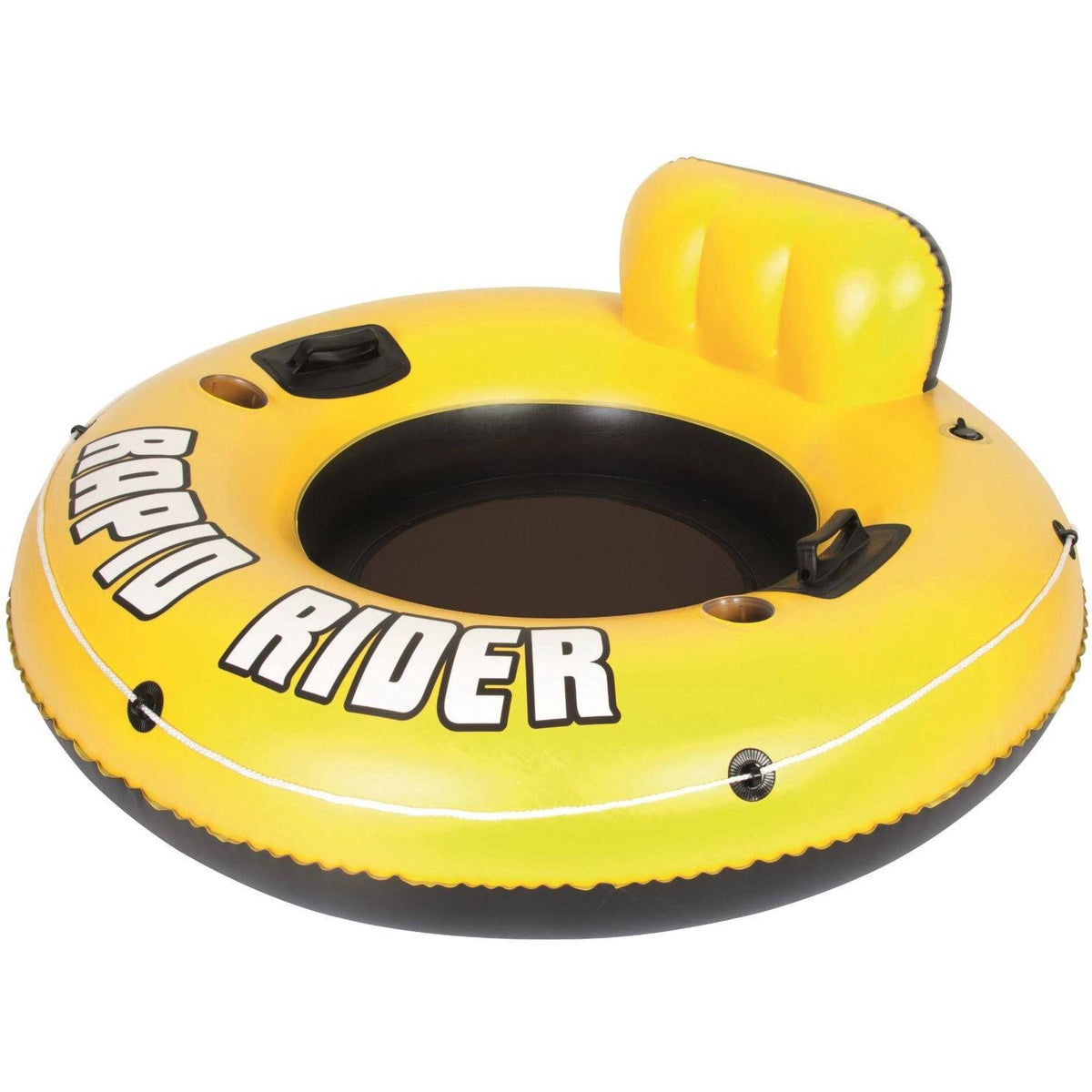 12 Pack Inflatable Raft Tube with Handles and Cup Holders L482283