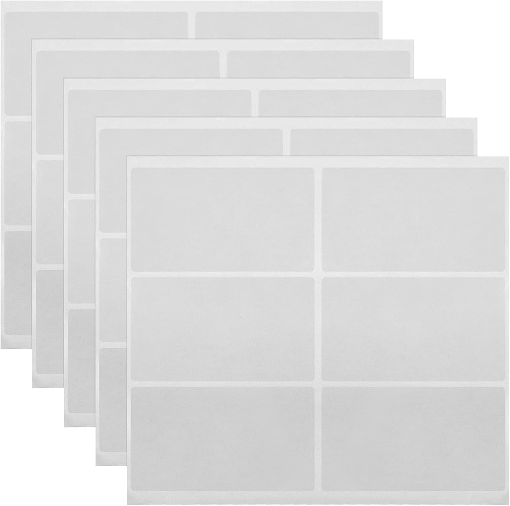 30 Pieces Clear Self Stick ID Card Protective Overlay, 2.05 x 3.3 Inch P117