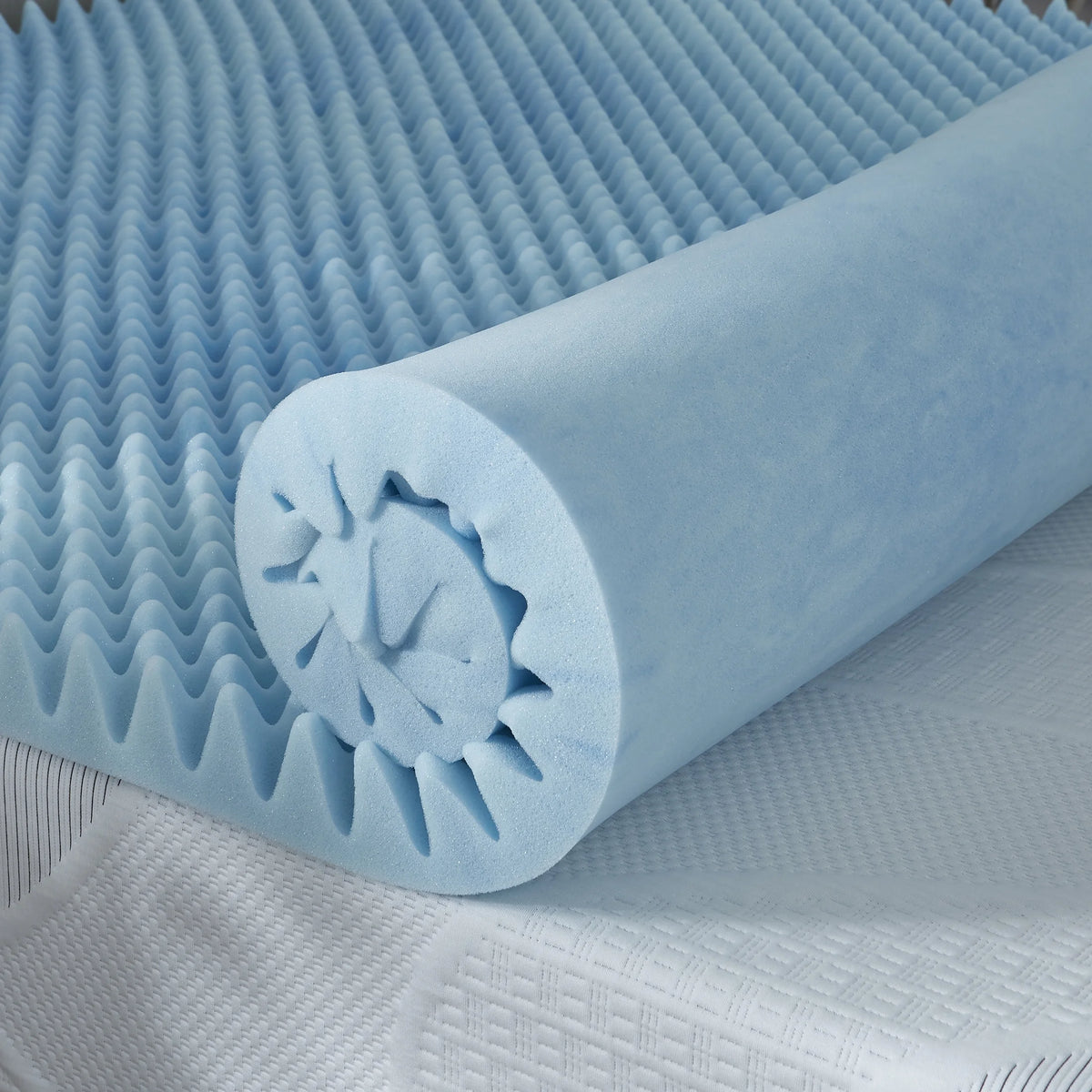 2.5" Gel Memory Foam Topper, Twin X909079