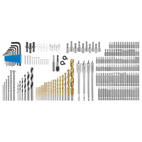 200-Piece Assorted Drill and Drive Bit Set with Storage Case L5733