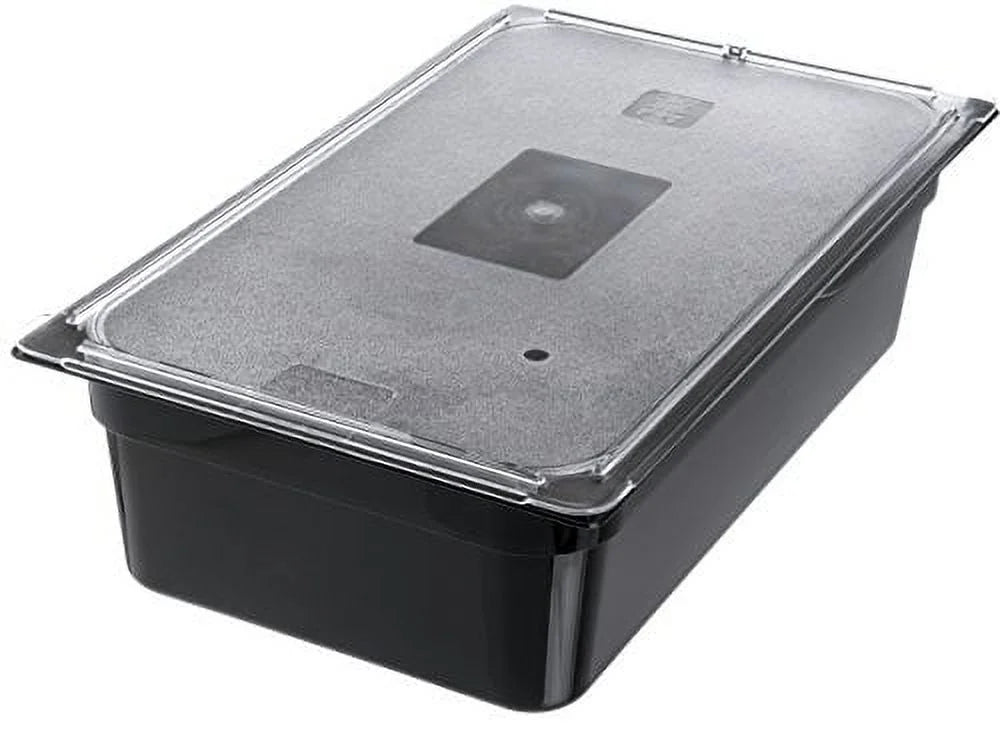 Black Polycarbonate Food Pan Full-Size 6" Deep W881957
