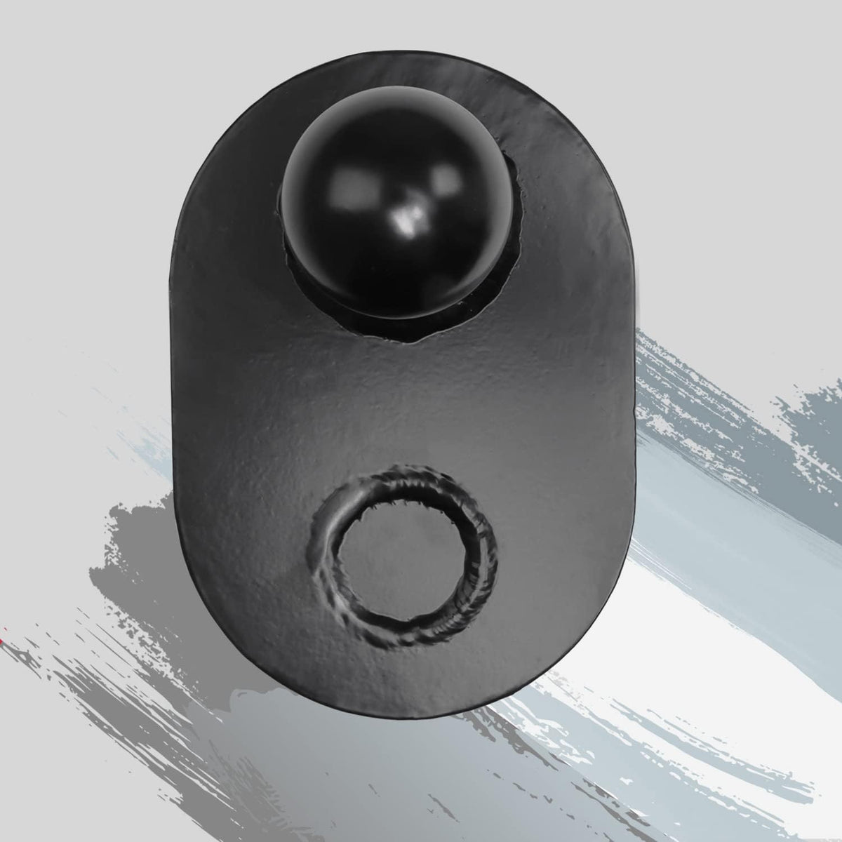 4" Offset Gooseneck Ball Extender, 2-5/16" Diameter, 20,000 lbs B406