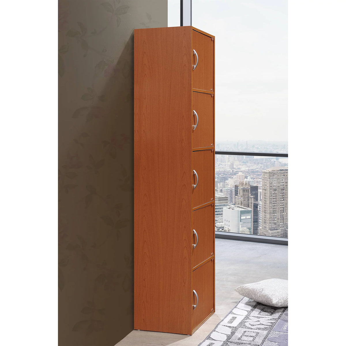 5-Shelf 5-Door Bookcase W521