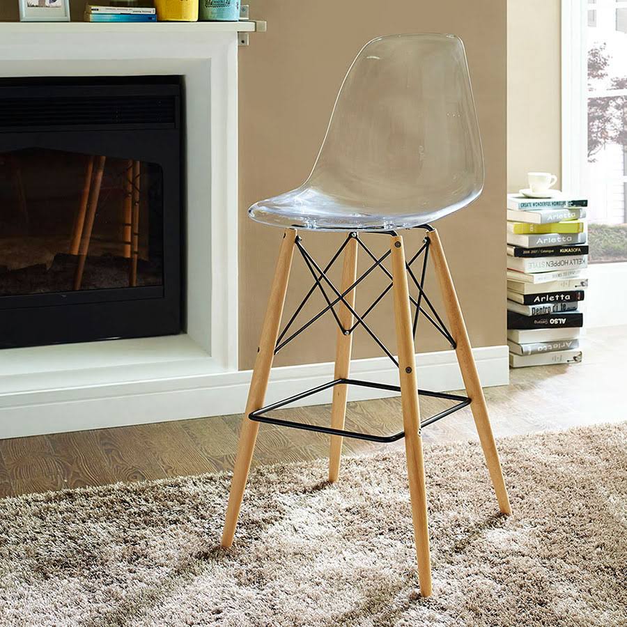 Clear Bar Stool J985