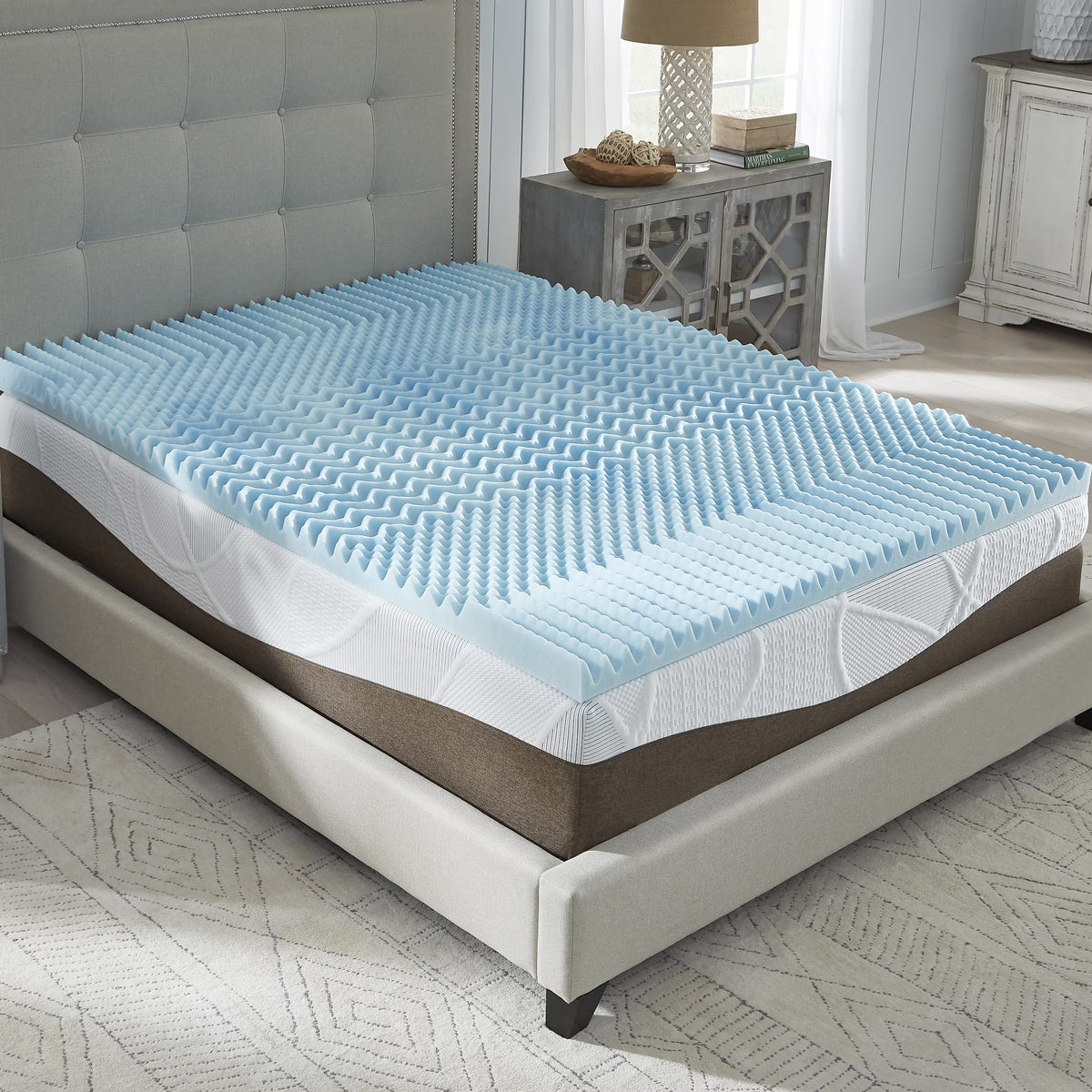 2.5" Gel Memory Foam Topper, Twin X909079