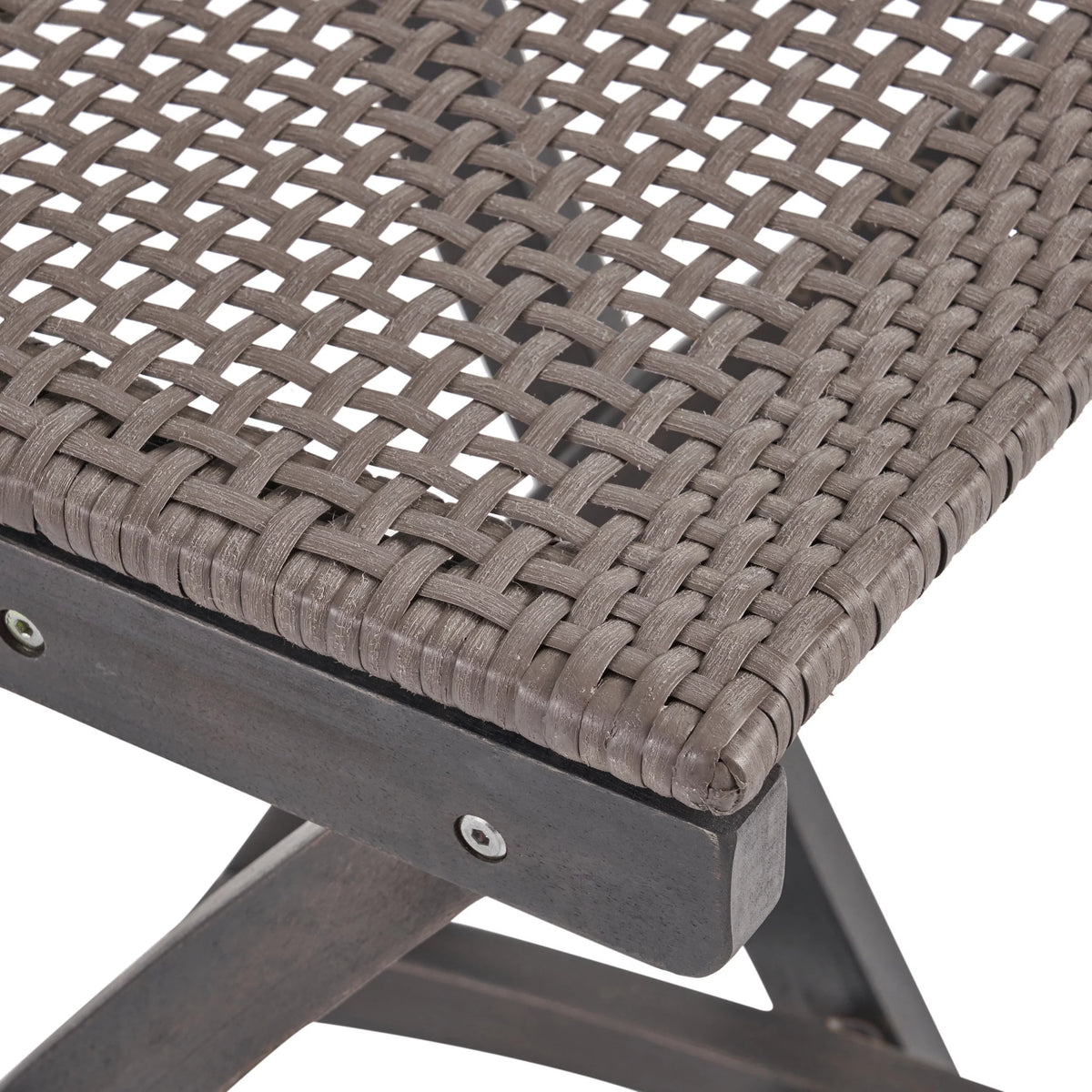 3-Pc Wood and Wicker Bar Height Set G53218