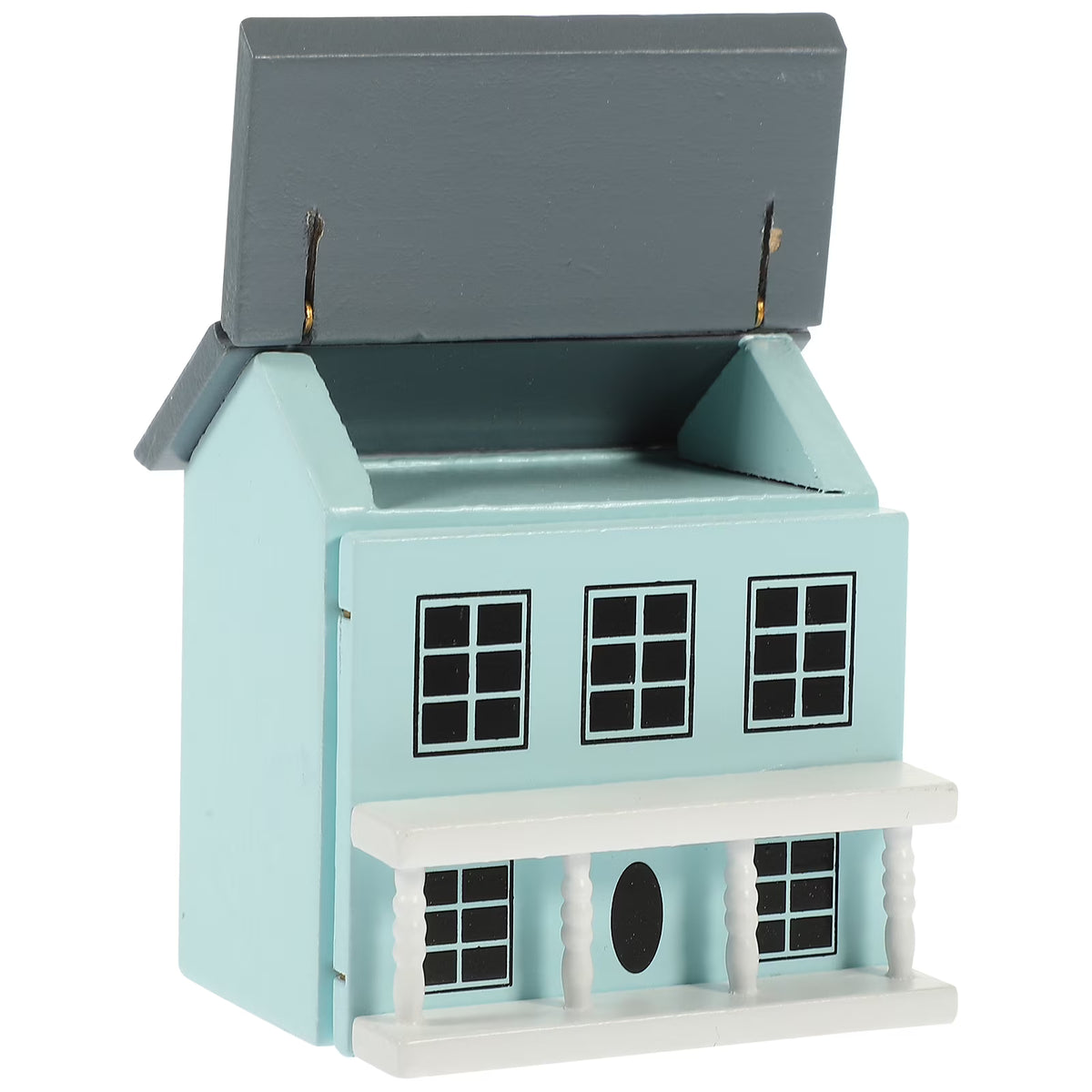 Miniature Wooden Doll House Villa R837256