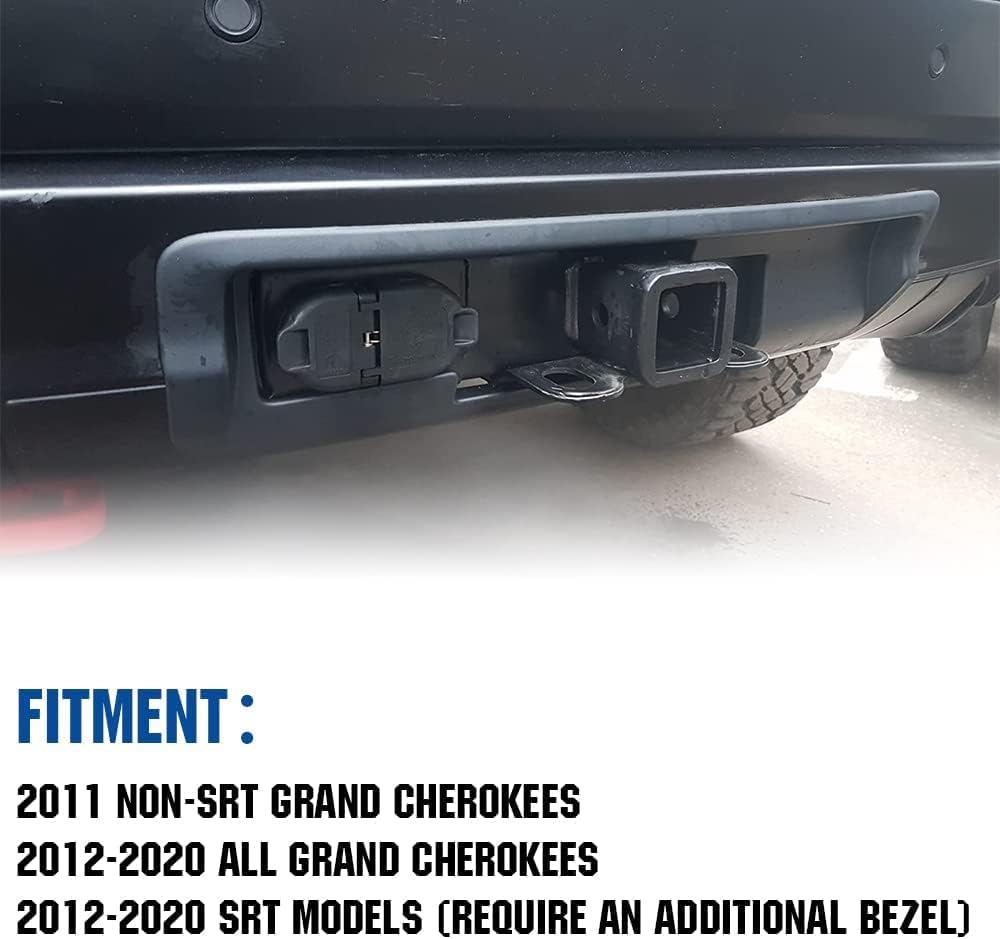 Hitch Receiver and Bezel Class IV Trailer Tow Hitch Receiver 2 Packages F3159
