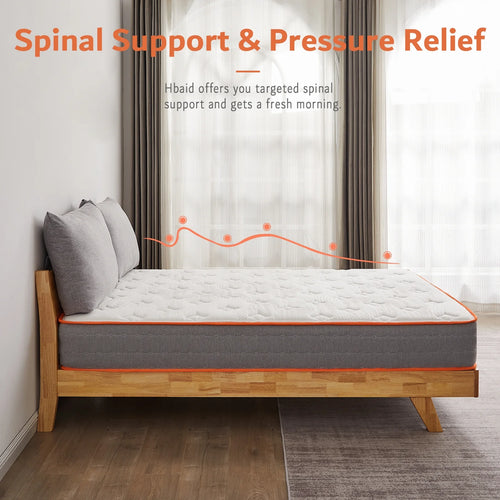 10 Inch Gel Memory Foam Innerspring Hybrid Twin Mattress D77907
