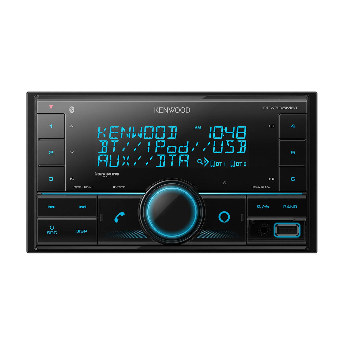 Double DIN Digital Media Receiver with Bluetooth USB V96982