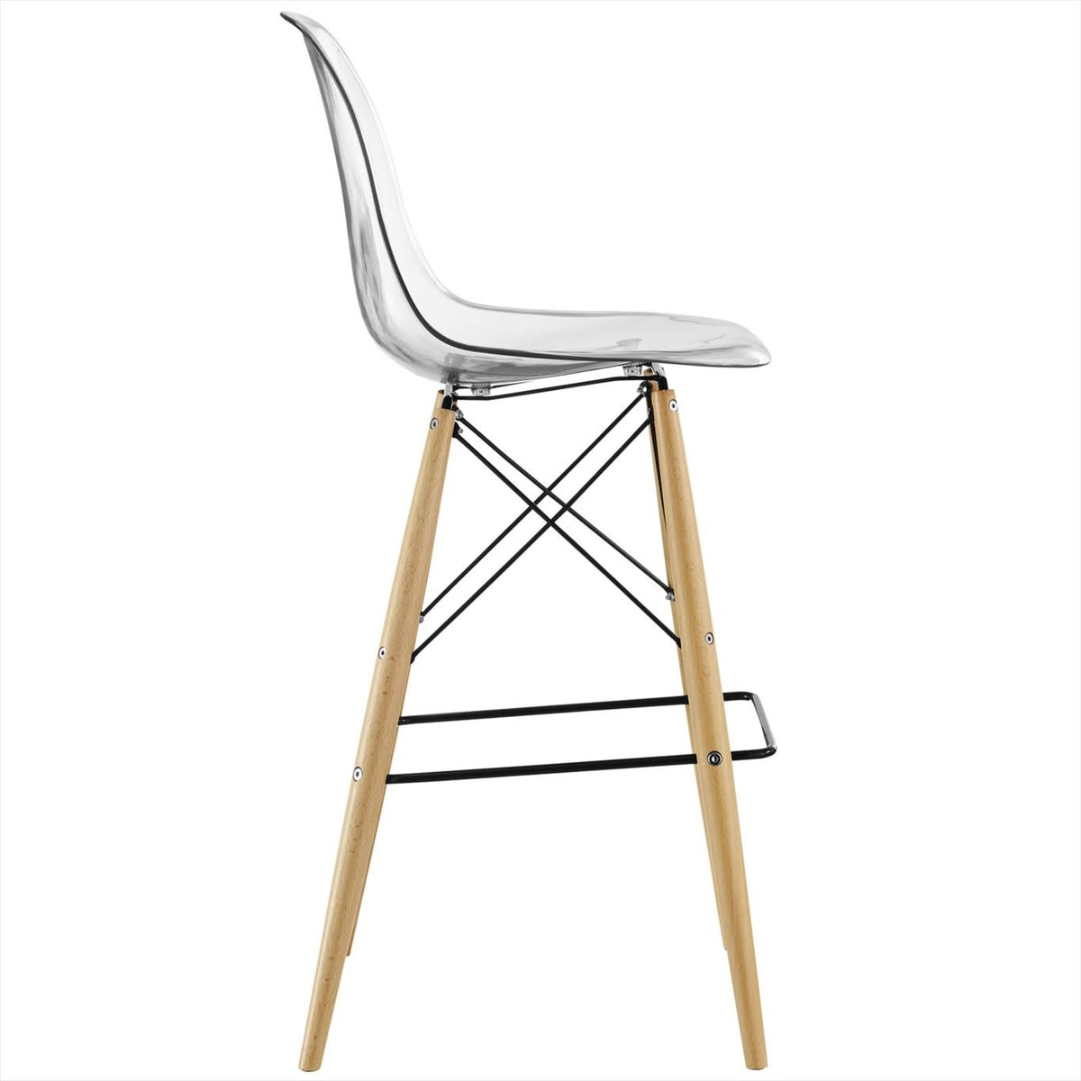 Clear Bar Stool J985