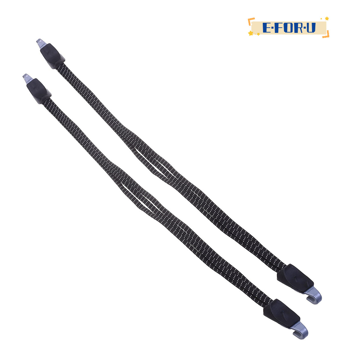2 Pcs Elastic Motorcycle Bike Luggage Strap P3950