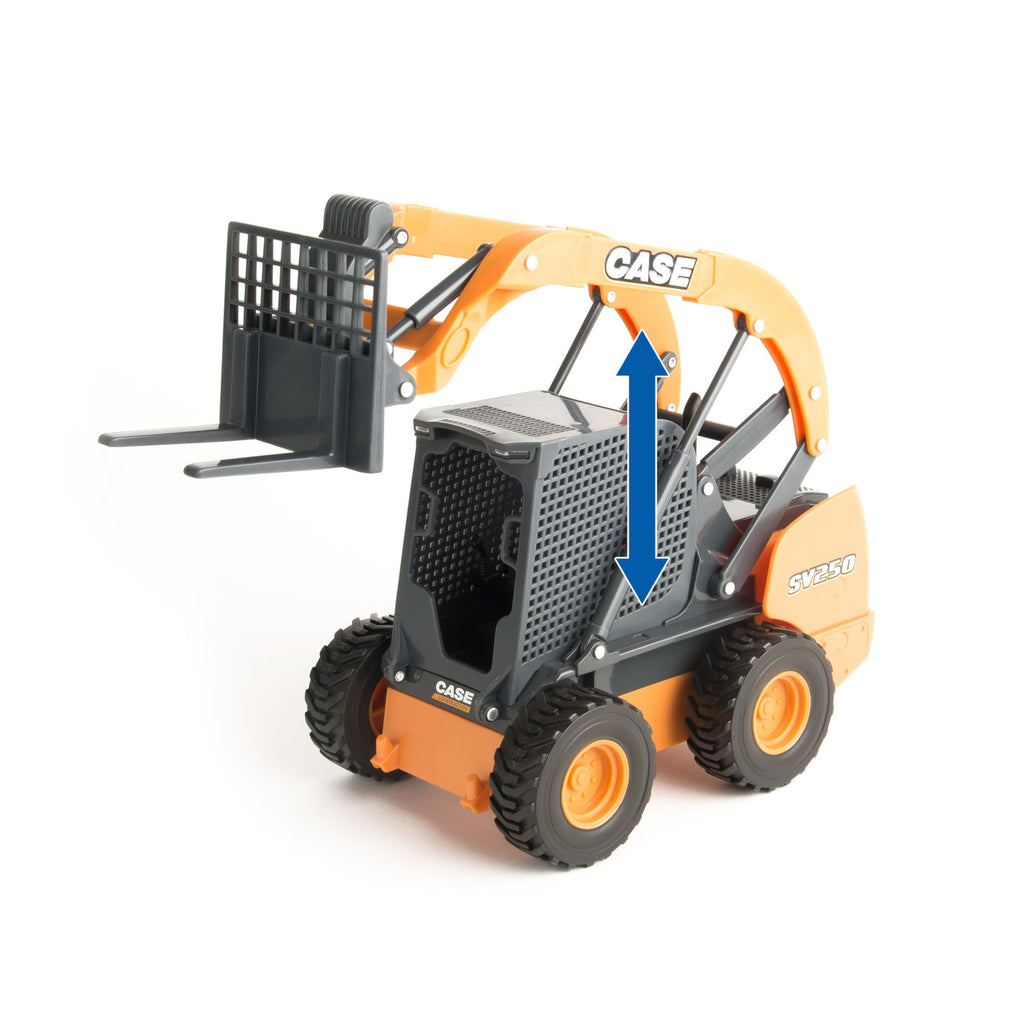 1:16 Scale Ram 3500 with Gooseneck Trailer and Case Construction SV280 Skid Steer P4516