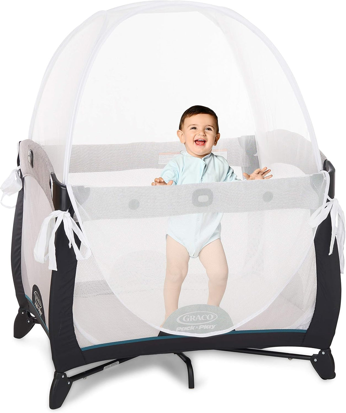 Baby Safety Crib Tent for Playpens Pack N Plays & Mini Cribs N4413