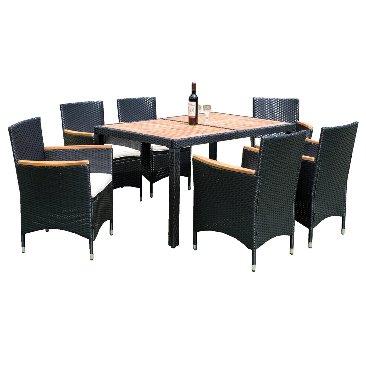 7-Piece Outdoor Patio Wicker Dining Set E417278